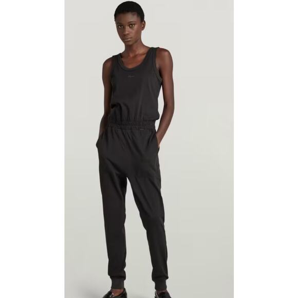 G-Star Pants - G-Star Black Sport GR Jumpsuit Size XL One Piece Tank Romper
